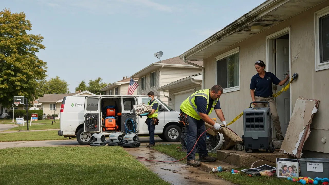 Water Damage Restoration in Mccordsville, IN near me
